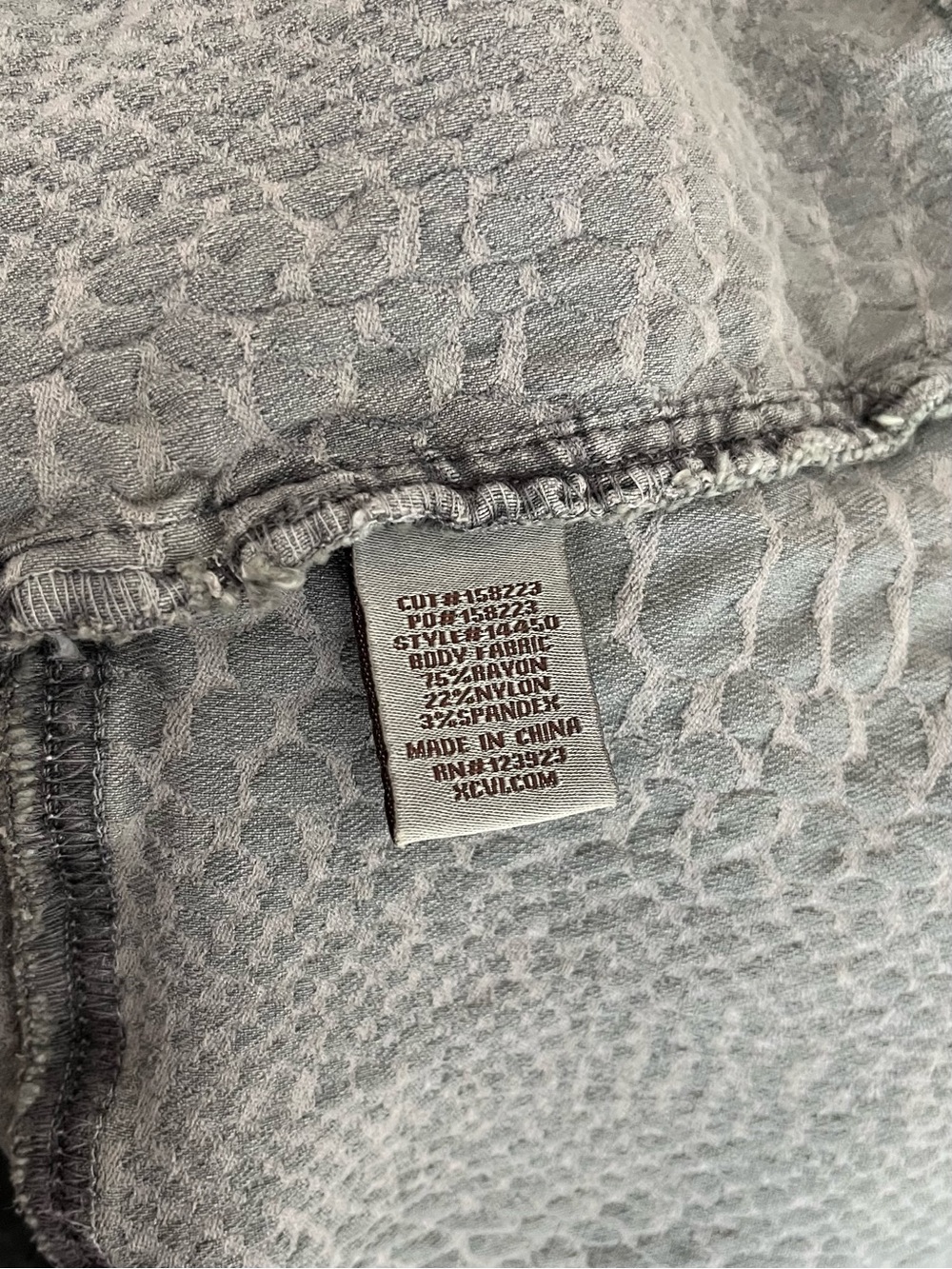XCVI Textured Gray Button-Front Jacket - Picture 4 of 5